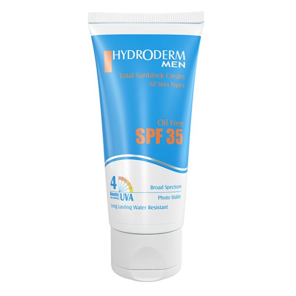 كرم ضد آفتاب آقایان فاقد چربی هيدرودرم SPF35