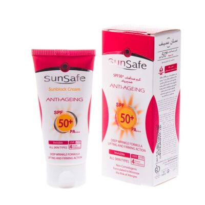 کرم ضد آفتاب و ضد چروک سان سیف SPF50+