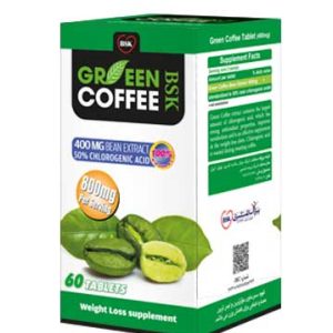 قرص آنتی اکسیدان کاهش وزن و فشار خون قهوه سبز بی اس کی 60 عددی
