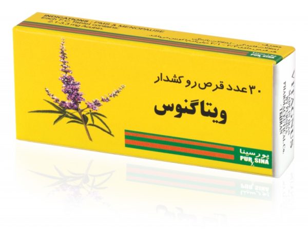 قرص گیاهی رفع اختلال قاعدگی و عوارض یائسگی ویتاگنوس پورسینا 30 عددی