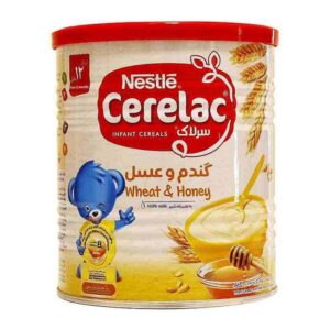 سرلاک گندم و عسل با شیر 12 ماهگی به بالا نستله 400gr