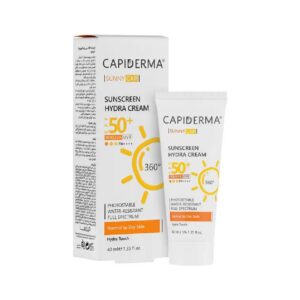 کرم ضدآفتاب +SPF50 پوست نرمال تا خشک کپیدرما 40 میلی لیتر